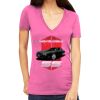 Tultex 214 - Ladies' Slim Fit Fine Jersey V-Neck Thumbnail