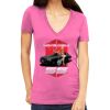 Tultex 214 - Ladies' Slim Fit Fine Jersey V-Neck Thumbnail