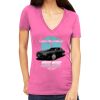Tultex 214 - Ladies' Slim Fit Fine Jersey V-Neck Thumbnail