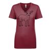 Next Level Apparel 1540 - Ladies' Ideal V-Neck Thumbnail