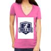 Tultex 214 - Ladies' Slim Fit Fine Jersey V-Neck Thumbnail