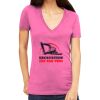 Tultex 214 - Ladies' Slim Fit Fine Jersey V-Neck Thumbnail