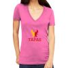 Tultex 214 - Ladies' Slim Fit Fine Jersey V-Neck Thumbnail