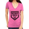 Tultex 214 - Ladies' Slim Fit Fine Jersey V-Neck Thumbnail