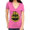 Tultex 214 - Ladies' Slim Fit Fine Jersey V-Neck Thumbnail