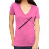 Tultex 214 - Ladies' Slim Fit Fine Jersey V-Neck Thumbnail