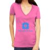 Tultex 214 - Ladies' Slim Fit Fine Jersey V-Neck Thumbnail