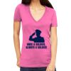 Tultex 214 - Ladies' Slim Fit Fine Jersey V-Neck Thumbnail