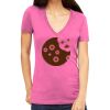 Tultex 214 - Ladies' Slim Fit Fine Jersey V-Neck Thumbnail